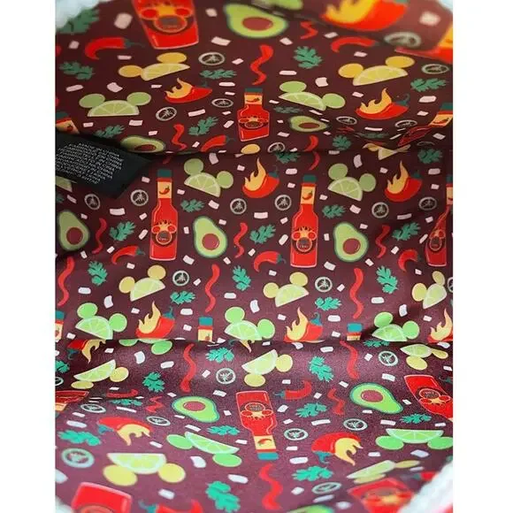 Loungefly X LASR Exclusive Mickey Taco Convertible Backpack - Picture 3 of 7